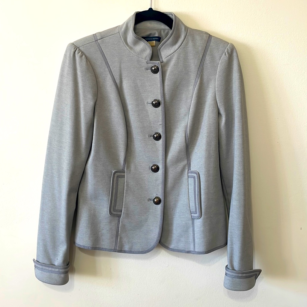 Gray Blazer.